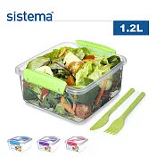 【sistema】紐西蘭製進口TOGO系列外帶保鮮餐盒-1.2L顏色隨機(原廠總代理)