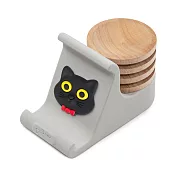 Bone 蹦克 逗扣手機架擴香台 - 喵喵貓