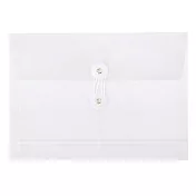 (12入1包) 連勤 EN02  PP橫式繞繩A4立體公文袋 白