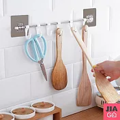 JIAGO 無痕六勾萬用排勾白色