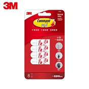 3M 無痕電線掛鉤替換膠條-小型