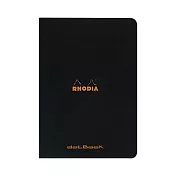 【Rhodia|classic】staplebound notebook騎馬釘筆記本_A4_5x5方格_80g_24張_黑皮