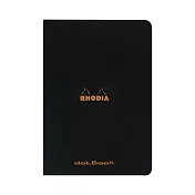 【Rhodia｜classic】staplebound notebook騎馬釘筆記本 A4 5x5方格 80g 24張 黑皮