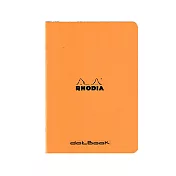 【Rhodia|classic】staplebound notebook騎馬釘筆記本_A5_5x5點格_80g_24張_橘色