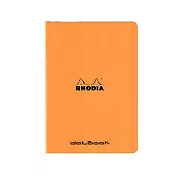 【Rhodia｜classic】staplebound notebook騎馬釘筆記本 A5 5x5點格 80g 24張 橘色