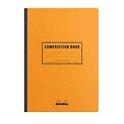 【Rhodia|classic】compositionbook線裝校園筆記本_A5_5x5方格_80g_80張橘皮