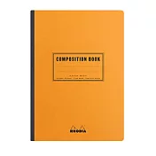 【Rhodia｜classic】compositionbook線裝校園筆記本_A5_橫線留邊_80g_80張_橘皮