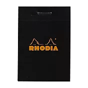 【Rhodia|Basic】N°10 上掀式筆記本_A8_5x5方格_80g_80張_黑皮