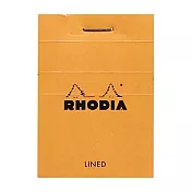 【Rhodia|Basic】N°10 上掀式筆記本_A8_橫線_80g_ 80張_橘色