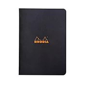 【Rhodia|classic】staplebound notebook騎馬釘筆記本_A5_橫線_80g_24張_黑色