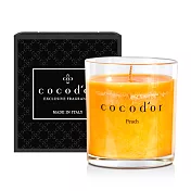 【cocodor】香氛精油蠟燭130g-蜜桃