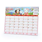 【Sanrio】2021 單頁立架式桌曆 HELLO KITTY 馬車 紅