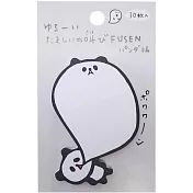 Kamio 靈魂吶喊系列 造型自黏便利貼 無力熊貓灰