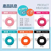 【MACMUS】馬卡龍2段力度握力圈｜握力器｜握力訓練｜20-70磅湖水藍 - 40/50磅