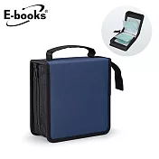 E-books 素雅50入活頁式CD收納包藍