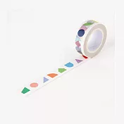 LIVEWORK LIFE & PIECES DAILY 紙膠帶 15mm×10M SHAPE