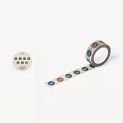 LIVEWORK LIFE & PIECES 紙膠帶 15mmx10M WEEKLY