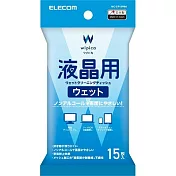 elecom 液晶螢幕擦拭巾v4 -15枚