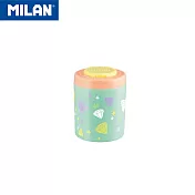 MILAN雙孔削筆器_閃閃甜心_薄荷綠
