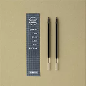 (2袋1包)LIVEWORK LIFE & PIECES 中性筆芯0.4 BLUE BLACK