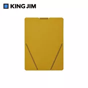 【KING JIM】Sand It文件夾 芥黃 A4直向 (2572-YL)