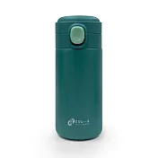 【FUJI-GRACE富士雅麗】輕陶瓷迷你彈蓋杯300ml祖母綠