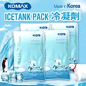 【KOMAX】韓國保冷凝劑4入組-710g(保冷袋/冰敷袋)
