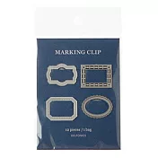 【DELFONICS】經典圖案迴紋針組 ‧深藍色