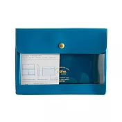 【日本HIGHTIDE】nahe 多用途收納袋A6 ‧ 藍色