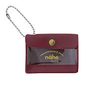 【日本HIGHTIDE】nahe 迷你掌上多用途收納包 ‧ 酒紅色