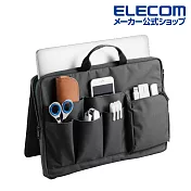 ELECOM 站立收納袋中袋(橫式)-黑
