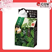 【日本牛乳石鹼】自然派綠茶洗顏皂 80g(去角質/附發泡網袋)