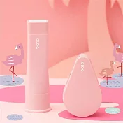 KOKUYO GLOO (粉嫩限定色)方形口紅膠+好黏便利貼組-粉紅紅鶴