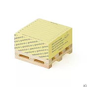 【日本HIGHTIDE】Penco 迷你棧板便條紙磚 ‧ 灰色