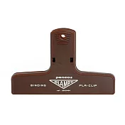 【日本HIGHTIDE】Penco 復古塑膠夾 ‧ 咖啡色