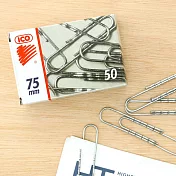 【HIGHTIDE】捷克波浪型迴紋針75mm ‧ 50入