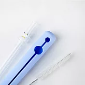 好玻GOODGLAS 造型玻璃吸管 企鵝
