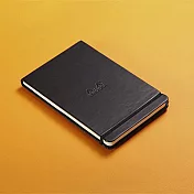 【Rhodia｜Boutique】WebNotepad精裝皮面束帶筆記本 A5 象牙色橫線 90g 96張 黑皮