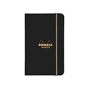 【Rhodia|Boutique】Unlimited notebook束帶筆記本_A6_5x5 方格_80g_60張_ 黑皮