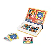 【法國Janod】磁鐵遊戲書- 動物拼圖