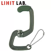 LIHIT LAB A-7791耐磨包用S型掛鉤  橄欖綠色