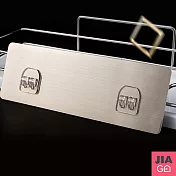 JIAGO 無痕置物架貼片(雙扣) 銀色