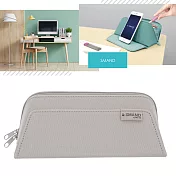 DELDE SMAND二合一手機支架筆袋- 灰