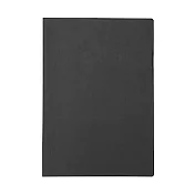 [MUJI無印良品]上質紙易開筆記本(橫線)/80張.B6.黑