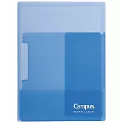 KOKUYO Campus反摺式便利文件夾A4- 灰藍
