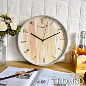 TROMSO紐約時代靜音時鐘-北歐木質