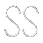 [MUJI無印良品]鋁製S掛鉤/中/2入