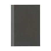 [MUJI無印良品]筆記本(5mm方格).線裝/30張.A5.深灰