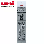 (2入1包)UNI EDGE SXR-203溜溜筆替芯0.28  黑