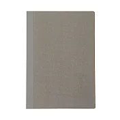 [MUJI無印良品]上質紙易開筆記本(橫線縱向點狀)/80張.B6.淺灰